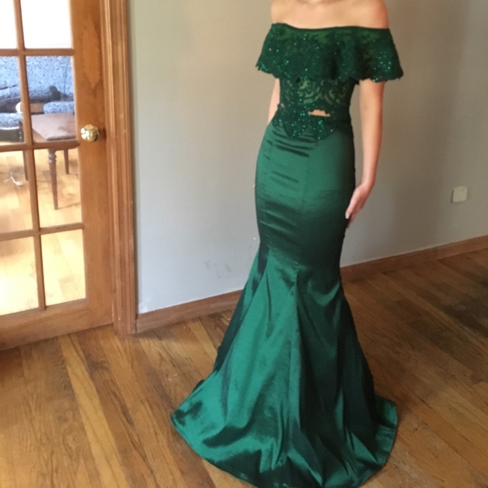Clarisse 4932  Prom Dress in Forest Green